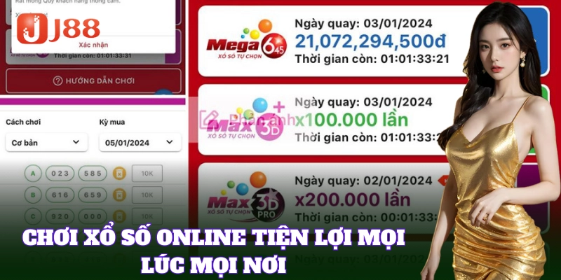 Chơi Xổ Số Online tiện lợi mọi lúc mọi nơi